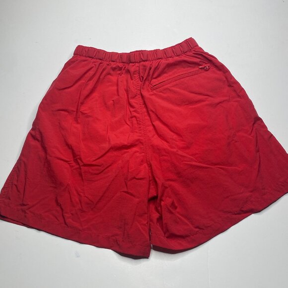 Columbia, Old School, men's Small, red swim trunks with mesh liner and pockets. - Picture 2 of 7